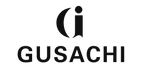 Gusachi brand logo in black text with a stylized circular 'G' mark above it, centered on a plain white background.
